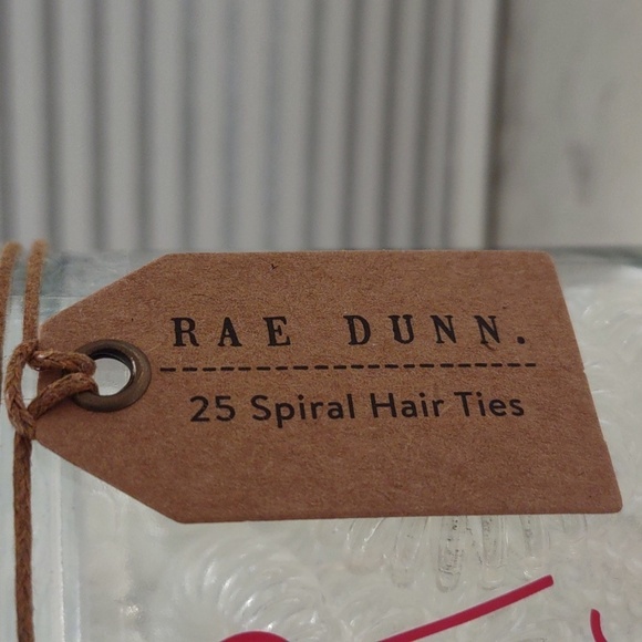 New Rae Dunn Glass Jar with Hair Ties - Picture 6 of 7